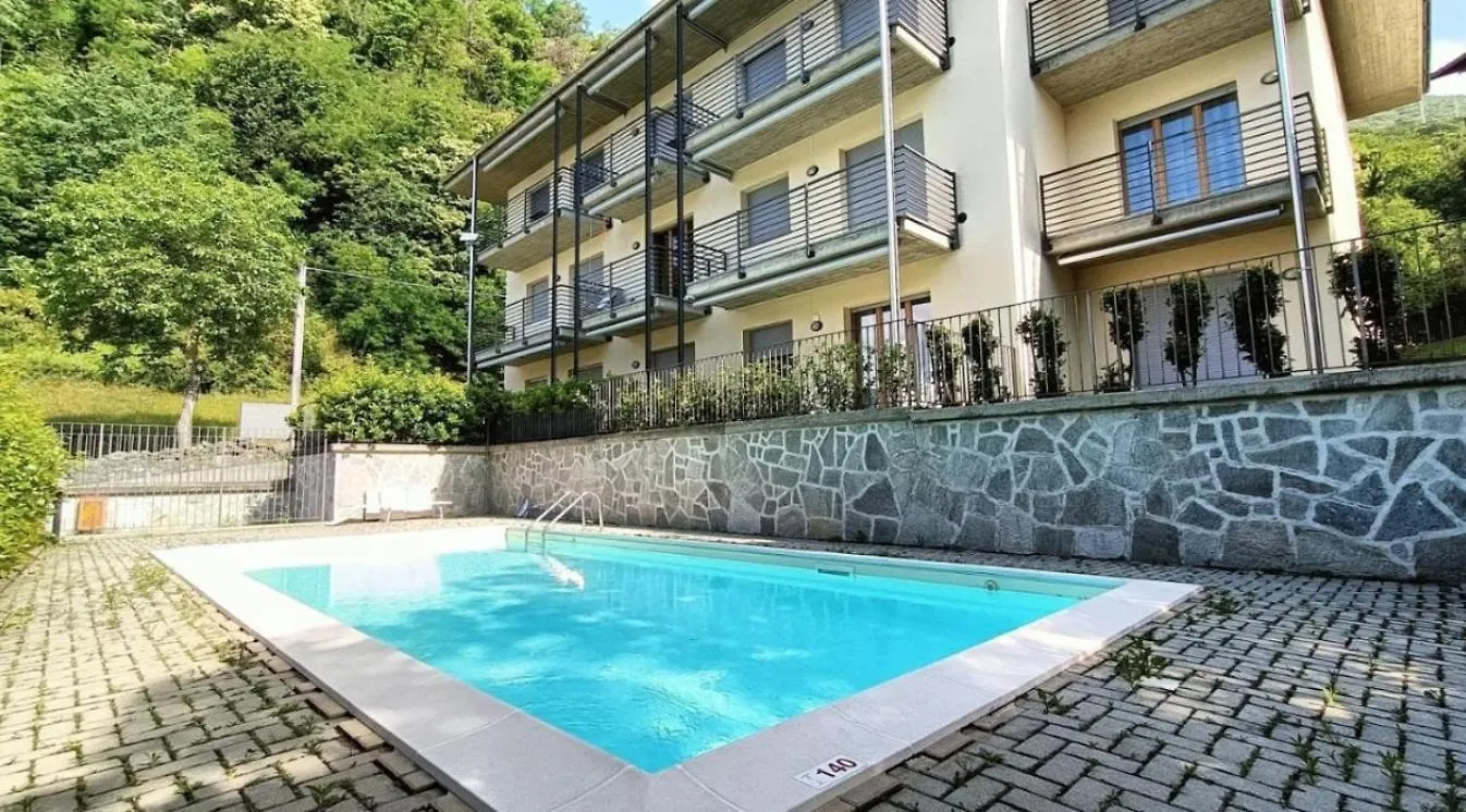 Casa Sonia - Modern Apartment With Pool On Lake Como Gera Lario Italy